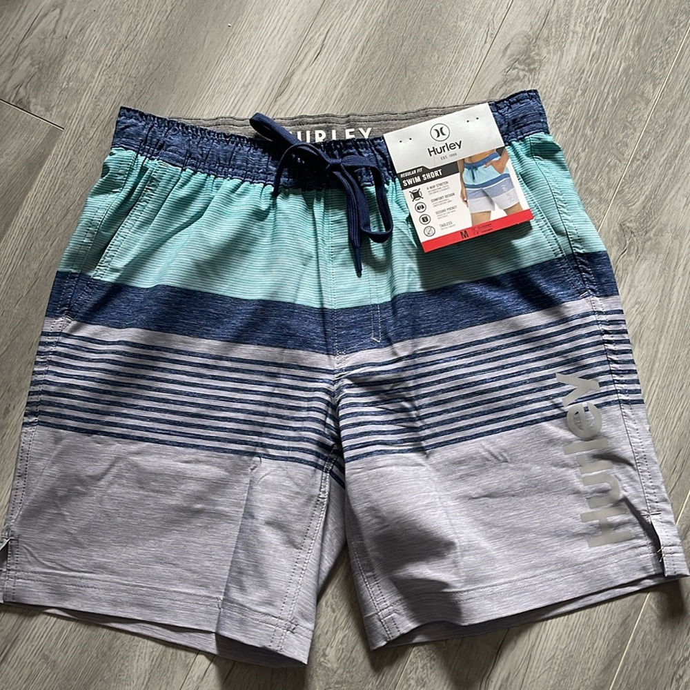 Hurley swim shorts trunks size medium new